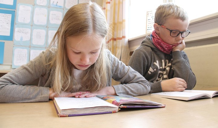 Foto: Heidi M. Skjebstad Elever arbeider i klasserom. (Foto: Heidi M. Skjebstad)
