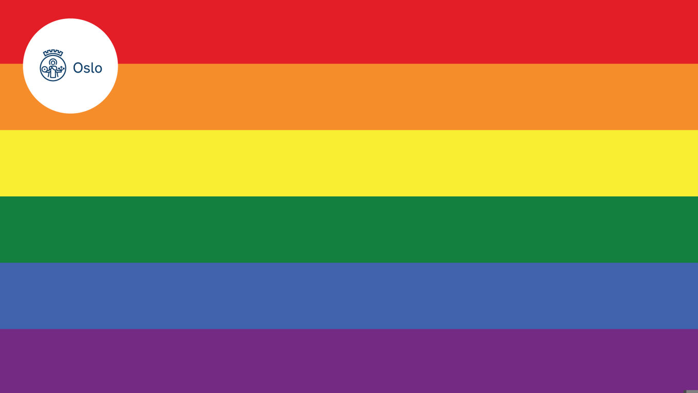 Pride-illustrasjon Oslo kommune